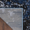 Nourison Passion PSN10 Light Blue Black Area Rugs