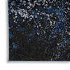 Nourison Passion PSN10 Light Blue Black Area Rugs
