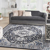 Nourison Passion PSN33 Black Ivory Area Rugs