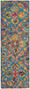 Nourison Vivid VIV08 Teal Area Rugs