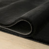 Nourison Soft Plush Rabbit Fur SFF01 Black Area Rugs