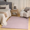 Nourison Soft Plush Rabbit Fur SFF01 Lavender Area Rugs