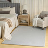 Nourison Soft Plush Rabbit Fur SFF01 Silver Area Rugs
