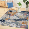 Nourison Suncoast SNC02 Denim Multicolor Area Rugs