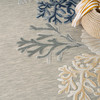 Nourison Suncoast SNC04 Grey Multicolor Area Rugs