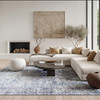 Nourison New Concept Washables SR104 Light Grey Blue Area Rugs