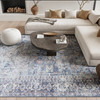 Nourison New Concept Washables SR104 Light Grey Blue Area Rugs