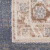 Nourison Serenity Home SRH01 Ivory Blue Area Rugs
