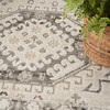 Nourison Serenity Home SRH01 Ivory Grey Area Rugs