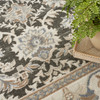 Nourison Serenity Home SRH02 Ivory Grey Blue Area Rugs