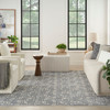 Nourison Serenity Home SRH04 Blue Ivory Area Rugs