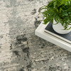 Nourison Serenity Home SRH06 Ivory Grey Area Rugs