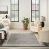 Nourison Serenity Home SRH07 Grey Ivory Area Rugs