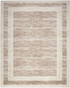Nourison Serenity Home SRH07 Mocha Ivory Area Rugs