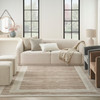 Nourison Serenity Home SRH07 Mocha Ivory Area Rugs