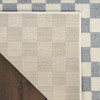 Nourison Serenity Home SRH10 Ivory Blue Area Rugs