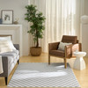 Nourison Serenity Home SRH10 Ivory Blue Area Rugs