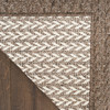 Nourison Tulum TLM02 Brown Area Rugs