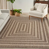 Nourison Tulum TLM04 Brown Area Rugs