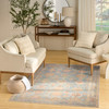 Nourison Vintage Washables VWS10 Navy Multicolor Area Rugs
