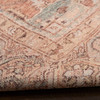 Nourison Vintage Washables VWS11 Coral Mint Area Rugs