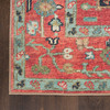 Nourison Vintage Washables VWS12 Rust Multicolor Area Rugs