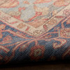 Nourison Vintage Washables VWS13 Blue Coral Area Rugs