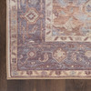 Nourison Vintage Washables VWS13 Ivory Purple Area Rugs