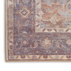 Nourison Vintage Washables VWS13 Ivory Purple Area Rugs