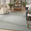 Nourison Wool Haven WOH01 Blue Area Rugs