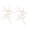 Uttermost Fireworks Silver Wall Decor Set/2