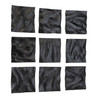 Uttermost Malosi Black Wood Wall Decor Set/9