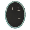 Uttermost Bonaire Teal Blue Oval Mirror
