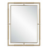 Uttermost It's All Connected Rectangle Brass Mirror