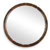 Uttermost Auger Amber Glass Round Mirror
