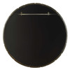 Uttermost Auger Amber Glass Round Mirror
