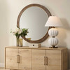 Uttermost Cleveland Round Burl Wood Mirror