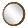 Uttermost Cleveland Round Burl Wood Mirror