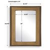 Uttermost Around The Bend Golden Bronze Mirror