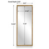 Uttermost Kampar Full Length Rattan Tall Mirror