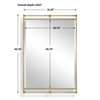 Uttermost Ripoll Antique Brass Mirror