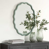 Uttermost Isly Robin's Egg Blue Oval Mirror