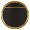 Uttermost Atkinson Modern Brass Round Mirror
