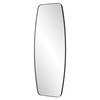 Uttermost Caspian Curved Black Dressing Mirror