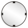 Uttermost Cornelia Black Round Mirror