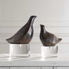 Uttermost Nesting Bird Gray Sculptures Set/2