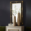 Uttermost Vertiforge Antique Gold Vases Set/2