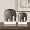 Uttermost Timeless Tusk Bronze Sculptures Set/2