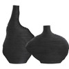 Uttermost Duostacked Black Vases Set/2