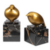 Uttermost Golden Finch Bird Figurines Set/2